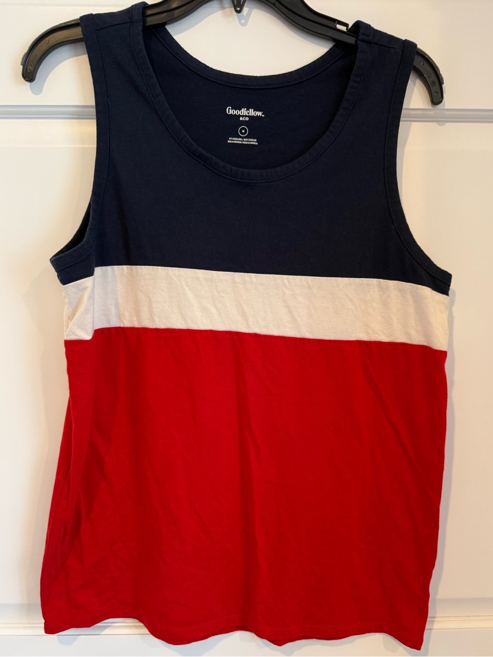 Red, White, and Blue Goodfellow and Comp. tank top
